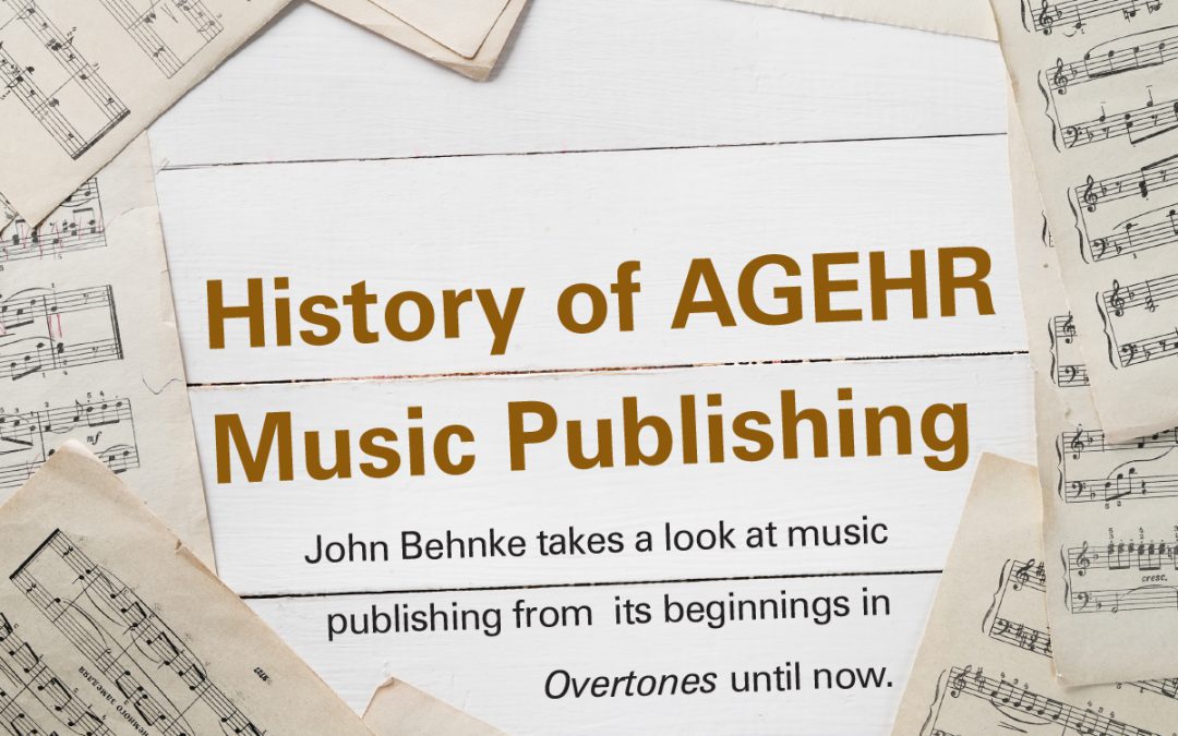 History of AGEHR Publishing